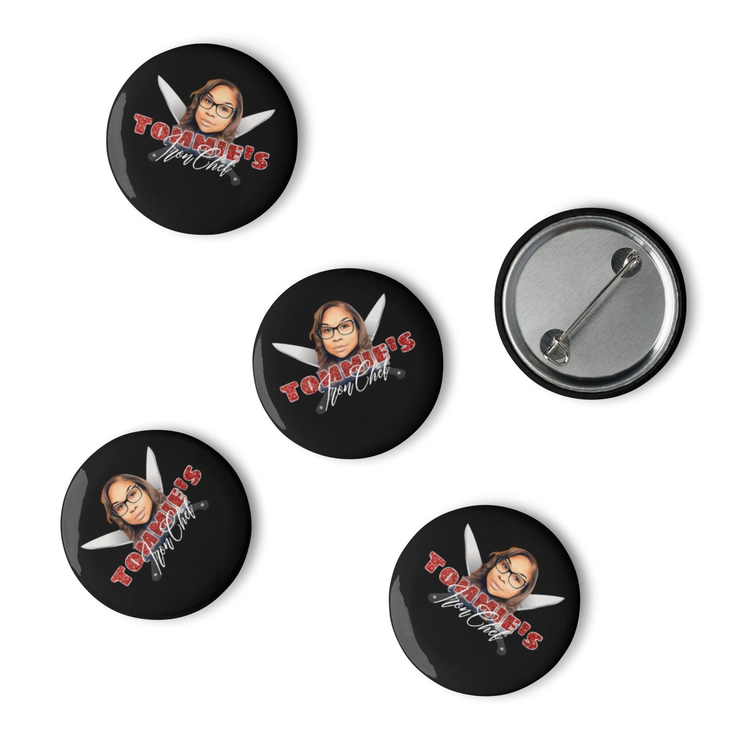 Chef Stef Set of Pin Buttons