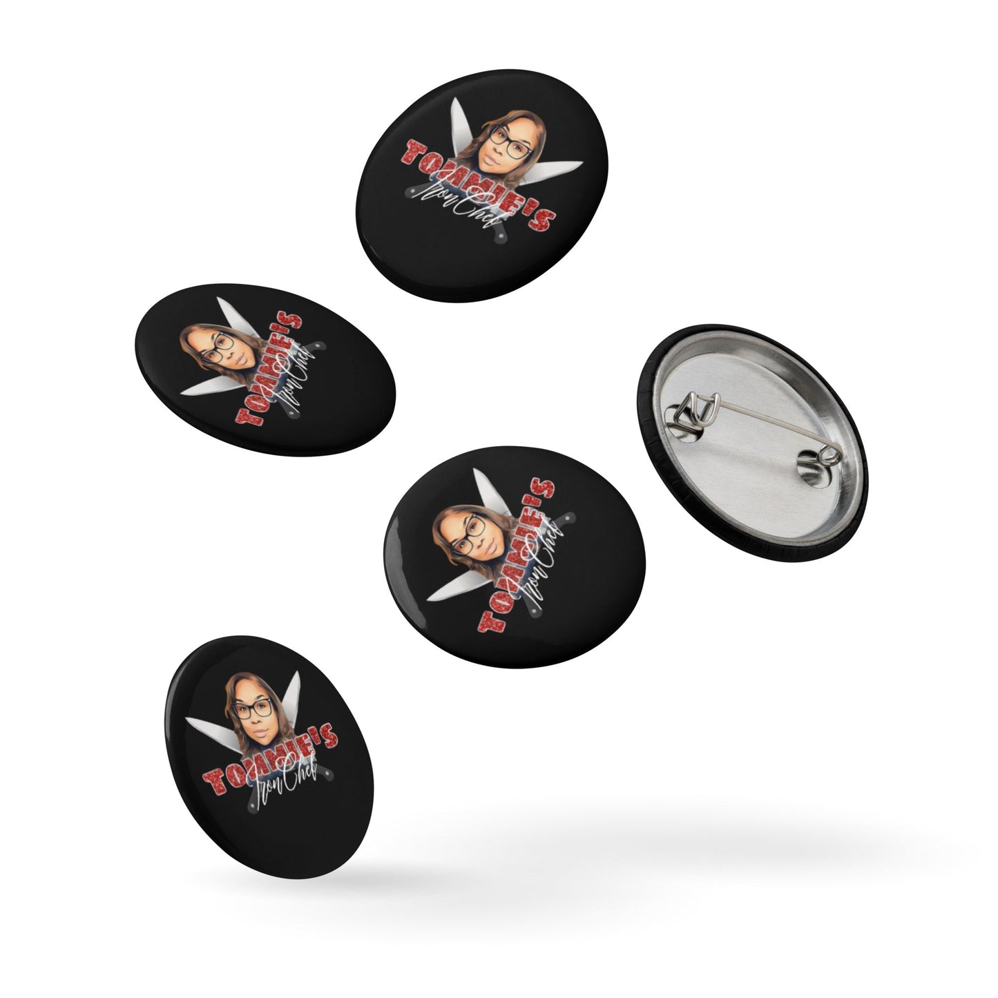 Chef Stef Set of Pin Buttons