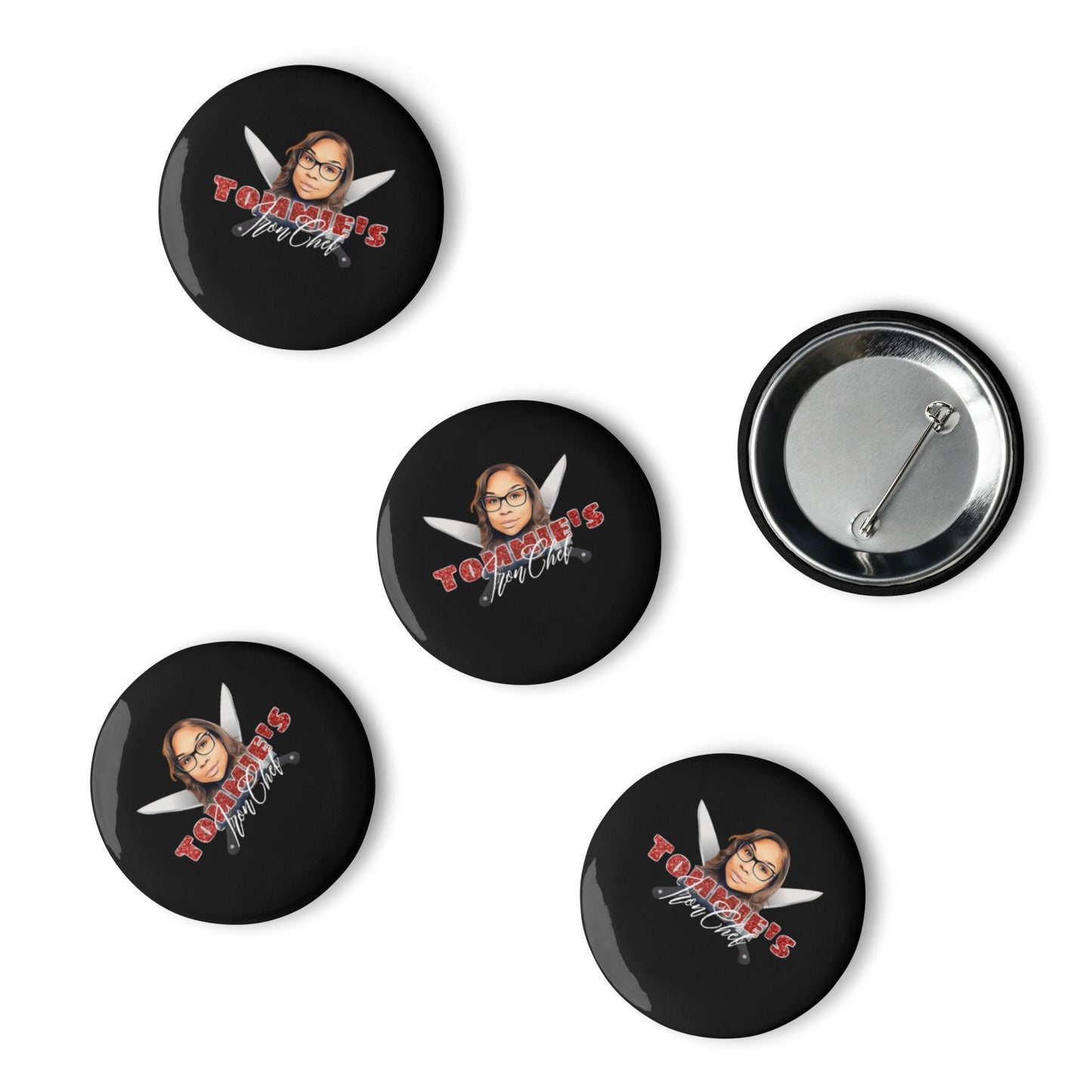 Chef Stef Set of Pin Buttons